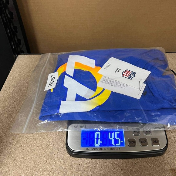 Nike Shirt Women Medium Los Angeles LA Rams Short Sleeve Crew Neck Cotton New M - Picture 8 of 8